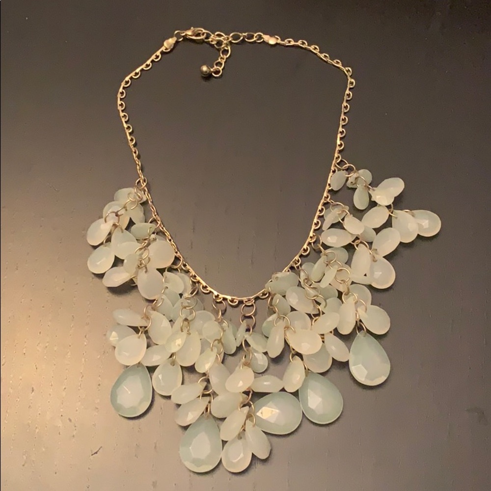 Mint statement necklace